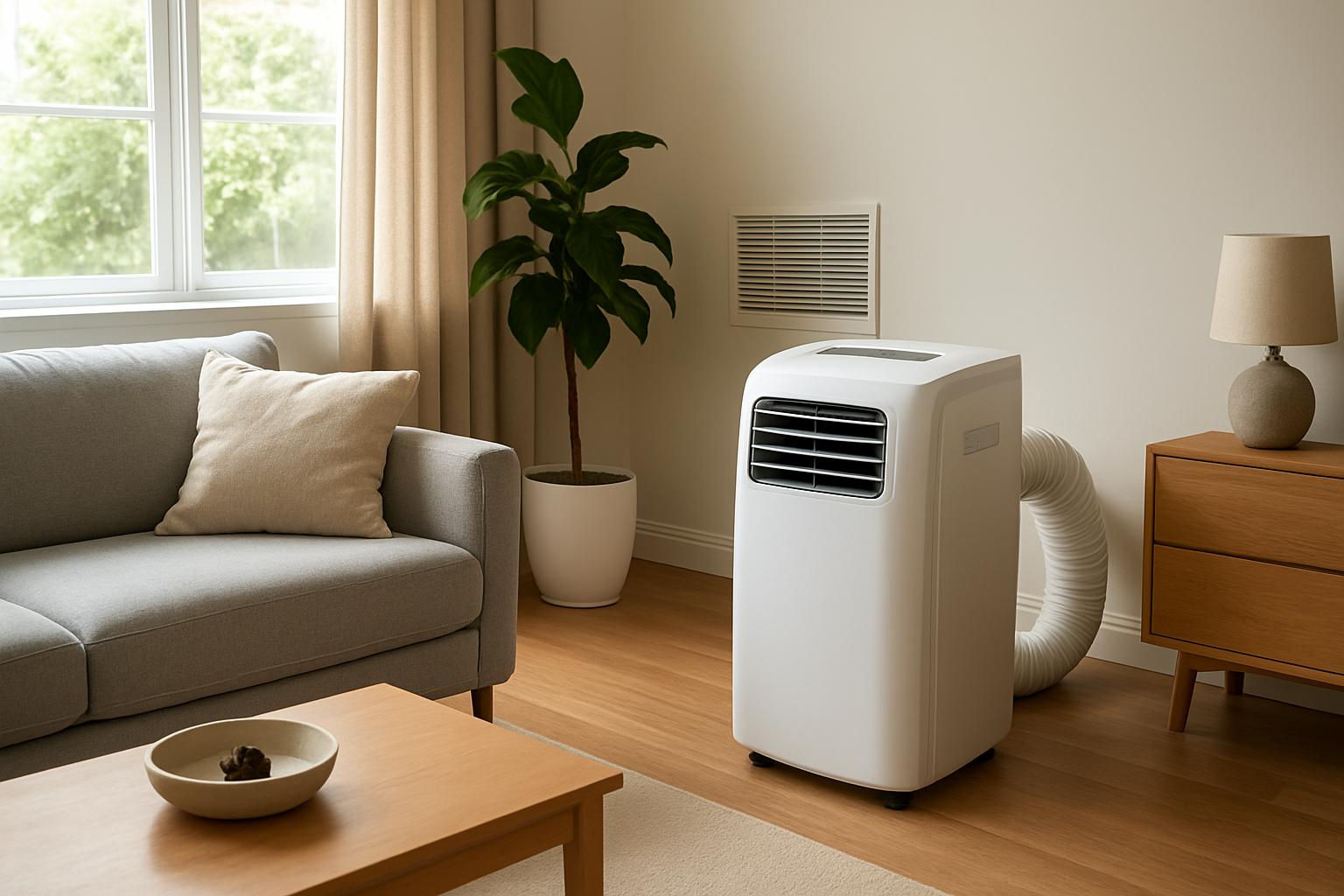 Why is my portable ac running but barely lowering room temperature? How to fix it