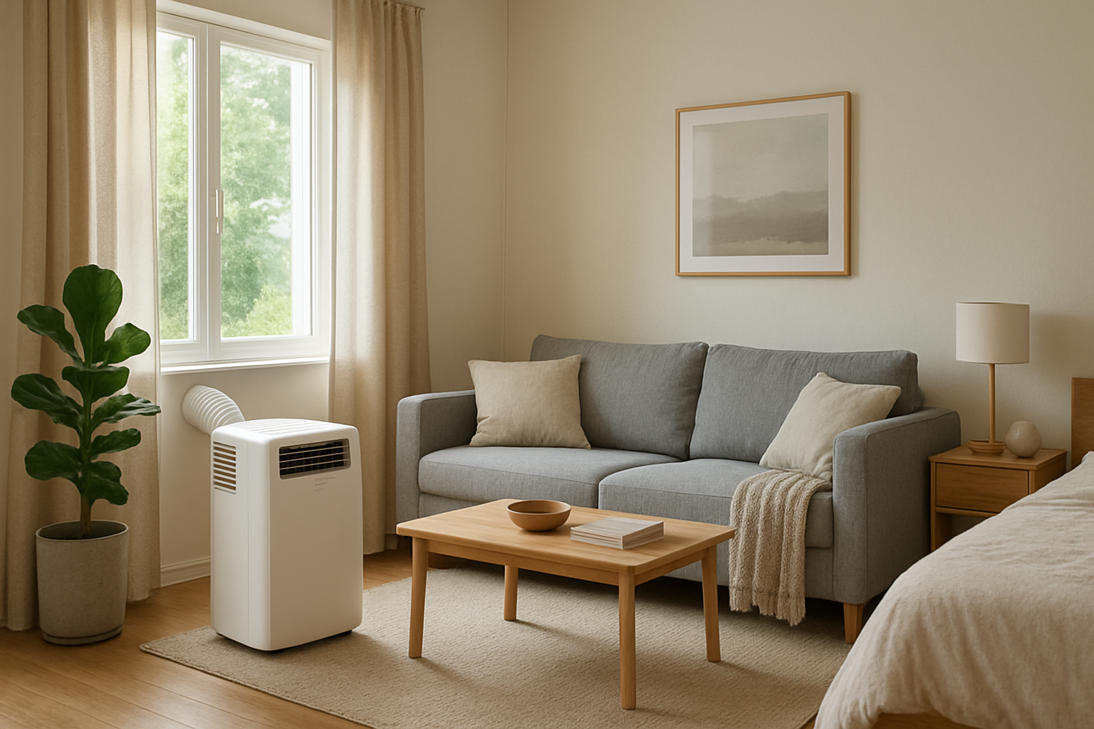 Why is my portable ac cooling but room still feels muggy? How to fix it