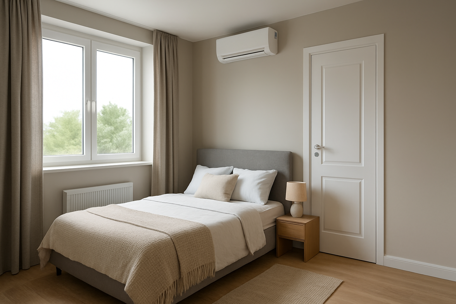 Why is my bedroom warmer near the door than the window? How to fix it